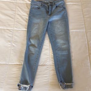 American Eagle super hi rise jegging